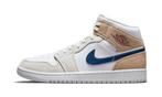 Air Jordan 1 Mid Tan Suede Navy - maat 46 (Sneakers), Verzenden, Nieuw, Sneakers of Gympen, ["Nike Air Jordan","Jordan","Nike","Air Jordan","Nike Air"]