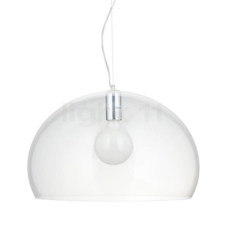 Kartell FL/Y Hanglamp, kristal helder (Hanglampen), Huis en Inrichting, Lampen | Hanglampen, Nieuw, Verzenden