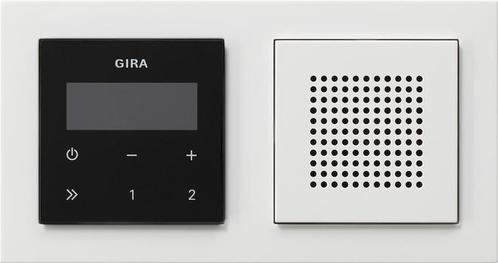 Gira E2 Radio Schakelmateriaal - 049572, Doe-het-zelf en Verbouw, Elektra en Kabels, Overige typen, Nieuw, Verzenden