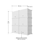 Schoenenkast / Schoenenrek - 85 x 96 x 31 cm - Wit, Huis en Inrichting, Verzenden, Nieuw