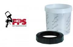 3M 16001 PPS buitenbeker met ring per 2 3M-16001, Doe-het-zelf en Verbouw, Schildersmaterialen, Nieuw, Ophalen of Verzenden