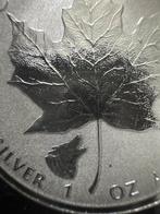 Canada. 5 Dollars 2016 Maple Leaf Privy Mark - Wolf, 1 Oz, Postzegels en Munten, Munten | Europa | Niet-Euromunten