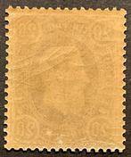 België 1869 - Leopold II - Ontwerp 1869 - 20 centimes Blauw, Gestempeld