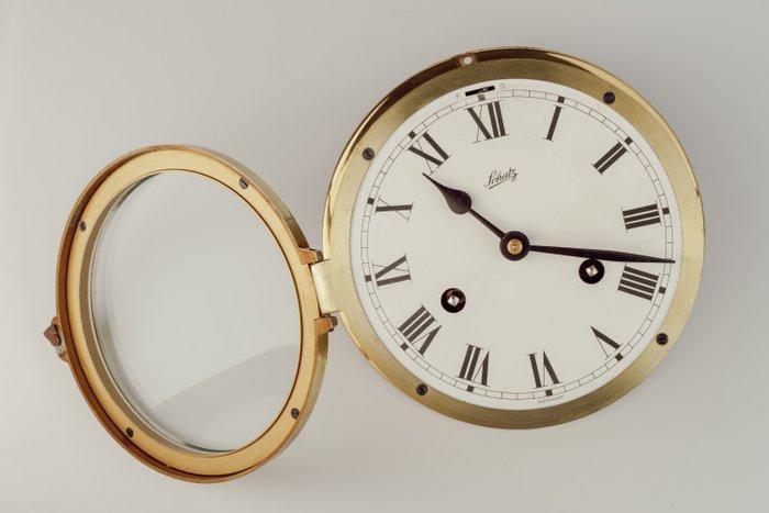 Scheepsklok - Schatz - Messing, Glas, Emaille - 1960-1970, Antiek en Kunst, Antiek | Klokken