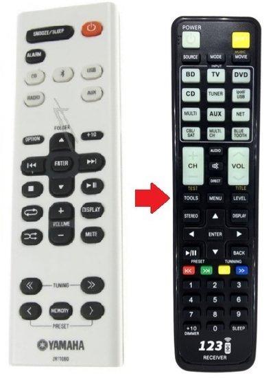 Alternatieve Yamaha ZR11060 afstandsbediening, Audio, Tv en Foto, Afstandsbedieningen, Verzenden