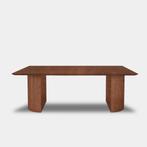 Tafel Rechthoekig Eikenhout  Half Rond  140x90, Huis en Inrichting, Tafels | Eettafels, Nieuw