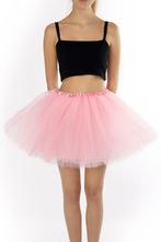 KIMU® Tutu Lichtroze Tule Rokje XS S 140 146 152 158 164 Roz, Carnaval, Nieuw, Ophalen of Verzenden, Kleding