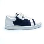 A. Testoni - NO RESERVE - White Sneaker Blue - UK: 10.5 /, Nieuw