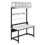 Aanbieding: Verstelbare werkbank met rail Sofame melamine, Nieuw