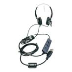 Call center headset bedraad - Zwart, Verzenden, Refurbished, USB-hub, Laptop