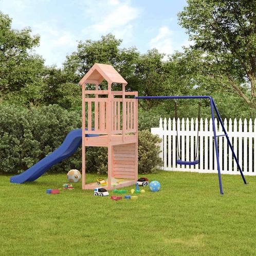 vidaXL Speelhuis massief douglashout, Kinderen en Baby's, Speelgoed | Buiten | Speeltoestellen, Nieuw, Verzenden
