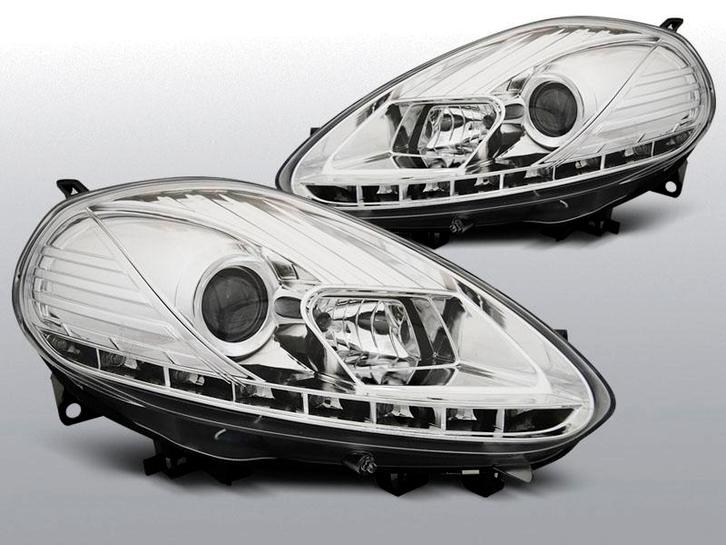 Koplampen Devil Eyes Real DRL | Fiat Punto Evo 2009-2012 | c, Auto-onderdelen, Verlichting, Nieuw, Fiat, Verzenden