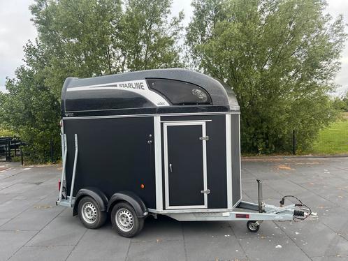 Atec Paardentrailer 2 paard`s met zadelkamer in goede staat, Dieren en Toebehoren, Paarden en Pony's | Trailers en Aanhangwagens