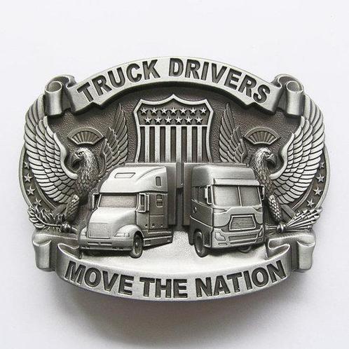 Vrachtwagen Chauffeurs Embleem Riem Buckle/Gesp, Kleding | Heren, T-shirts, Verzenden