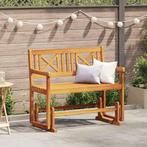 vidaXL Tuin Glider Bank Bruin 110 x 59 x 97cm Massief, Verzenden, Nieuw
