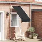vidaXL Luifel handmatig uittrekbaar 100 cm antraciet, Verzenden, Nieuw