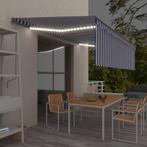 vidaXL Luifel automatisch rolgordijn LED windsensor 5x3 m, Verzenden, Nieuw