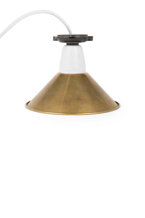 Industriele Plafondlamp, Jaren 60 Plafondlamp, Vintage Lamp, Antiek en Kunst, Antiek | Lampen, Ophalen of Verzenden