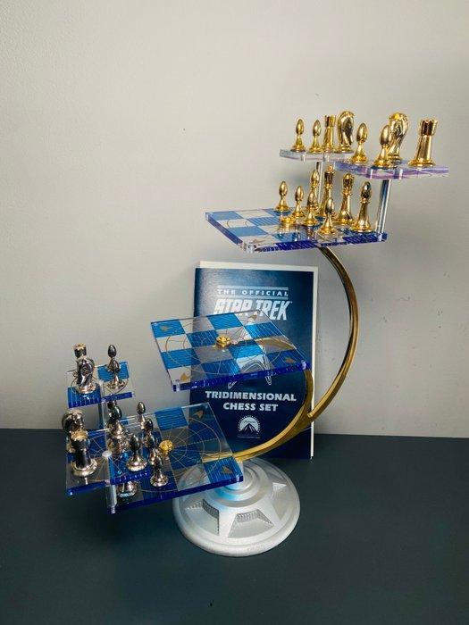 Franklin Mint - Schaakspel - Star Trek 3 D Chess Set - Goud-, Antiek en Kunst, Curiosa en Brocante