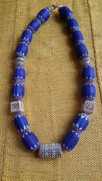 Vintage murano kralen uit Ghana / chevron pearls., Sieraden, Tassen en Uiterlijk, Antieke sieraden, Overige materialen, Ketting