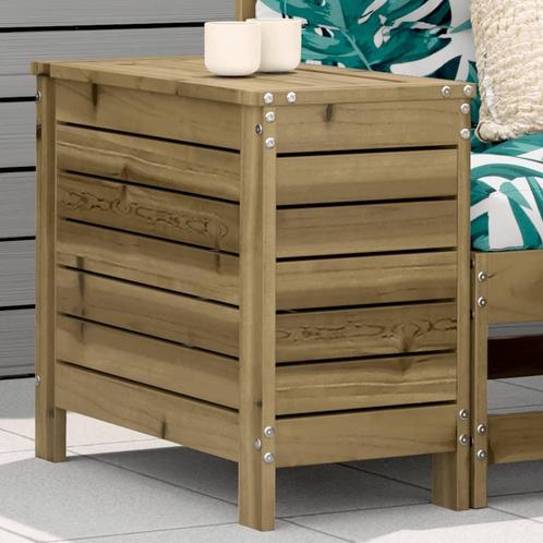 vidaXL Tuinvoetenbank 62x31,5x52 cm geïmpregneerd grenenhout, Tuin en Terras, Tuinsets en Loungesets, Nieuw, Verzenden