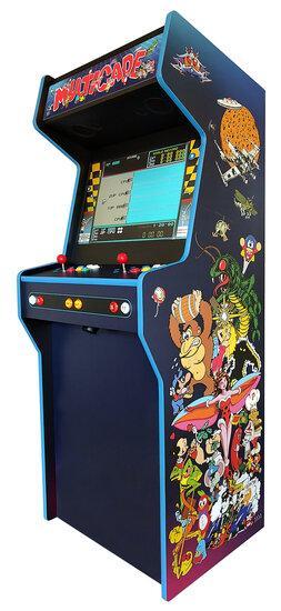 2-Player Almighty Multicade Arcadekast Paars/Blauw beschikbaar voor biedingen