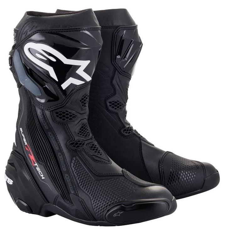 Alpinestars Supertech R Zwarte Laarzen, Motoren, Kleding | Motorkleding, Nieuw met kaartje, Laarzen, Verzenden