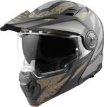 Bogotto FG-102 Safari Fiberglas Enduro Helm Zwart Grijs, Motoren, XXL, Nieuw met kaartje, Overige merken, Heren