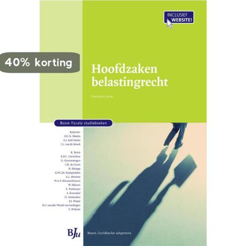 Hoofdzaken belastingrecht / Boom fiscale studieboeken, Boeken, Wetenschap, Zo goed als nieuw, Verzenden