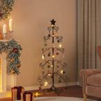 vidaXL Kerstdecoratie kerstboom 150 cm metaal zwart, Verzenden, Nieuw