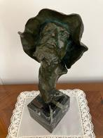 Raffaello Fienga - sculptuur, Il Filosofo - 29 cm - Brons
