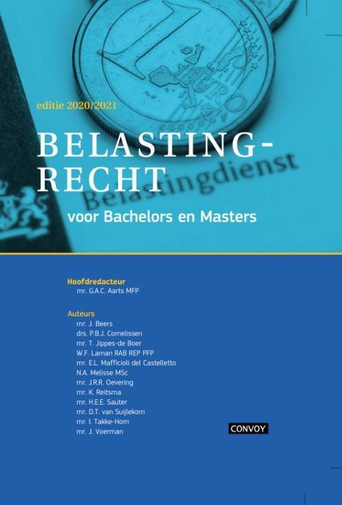 Belastingrecht voor Bachelors en Masters 20202 9789463172073, Boeken, Studieboeken en Cursussen, Zo goed als nieuw, Verzenden