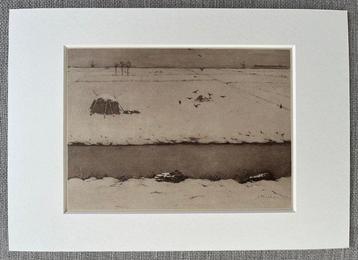 Jan Mankes (1889-1920) - Winterlandschap 1923 beschikbaar voor biedingen