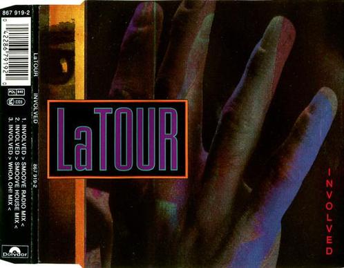cd single - LaTour - Involved, Cd's en Dvd's, Cd Singles, Zo goed als nieuw, Verzenden