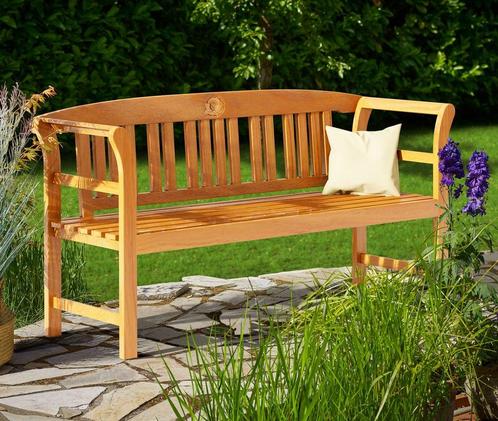 Tuinbank Rose Eucalyptus Hout 158x43x82cm FSC-gecertificeerd, Tuin en Terras, Tuinsets en Loungesets, Nieuw, Verzenden