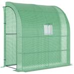 TRUUSK Foliekas Kweekkas 200 X 100 X 215 Cm Met 2 Deuren, UV, Verzenden, Nieuw