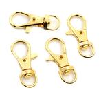 Musketon haak - 23mm - Draaibaar - Swivel - Goud, Ophalen of Verzenden, Nieuw