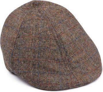 No Excess Flat Cap Melange Bruin maat one size Heren