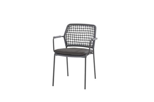 Taste by 4 Seasons Barista stapelbare tuinstoel blauw SALE |, Tuin en Terras, Tuinsets en Loungesets, Ophalen of Verzenden