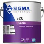 Sigma S2U Satin / Contour PU Satin Monumentengroen |, Doe-het-zelf en Verbouw, Verf, Beits en Lak, Nieuw, Verzenden