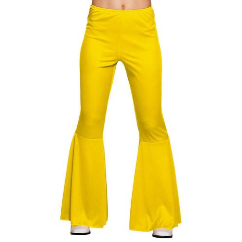 Flarebroek Geel M, Kleding | Dames, Carnavalskleding en Feestkleding, Nieuw, Verzenden