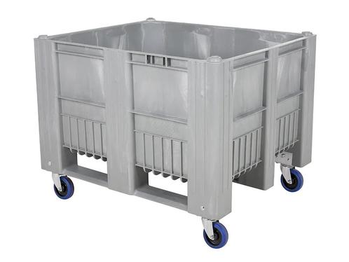 CB3 kunststof palletbox - 1200 x 1000 mm - 4 wielen - grijs, Diversen, Overige Diversen, Nieuw, Ophalen of Verzenden
