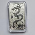 Australië. 1 Dollar 2018 Rectangular Dragon Bar, 1 Oz (.999)