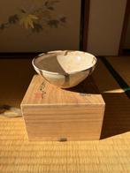 Japanse theekop, Oribe-stijl steengoed met dripglazuur,, Antiek en Kunst