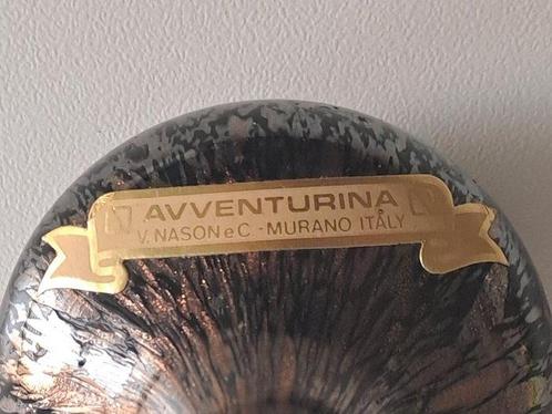 V. Nason - Vaas - Avventurina - Murano, Antiek en Kunst, Antiek | Glas en Kristal