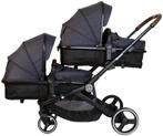 Babygo Twinner Grey Tandem Duowagen 7501, Kinderen en Baby's, Tweelingen en Meerlingen, Verzenden, Nieuw