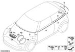 MINI Cooper F56 Sierlijst motorkap 5A3EA62 51135A3EA62, Auto-onderdelen, Ophalen of Verzenden, Gebruikt