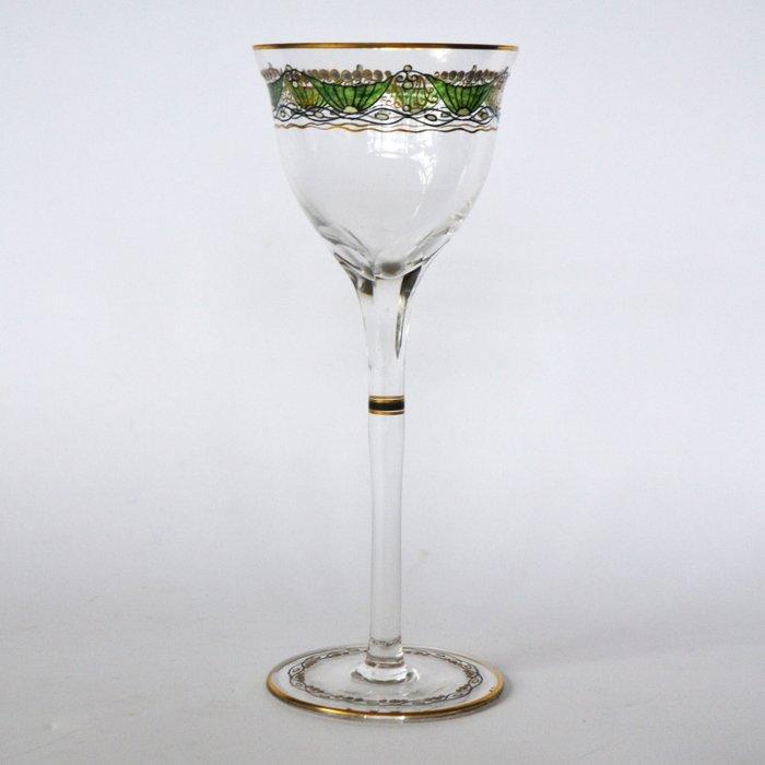 Haida Fachschule - Wijnglas - Glas, Antiek en Kunst, Antiek | Glas en Kristal