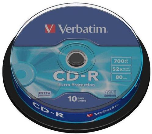 Verbatim CD-R 700 MB Extra Protection 10 stuks, Computers en Software, Beschrijfbare discs, Nieuw, Verzenden