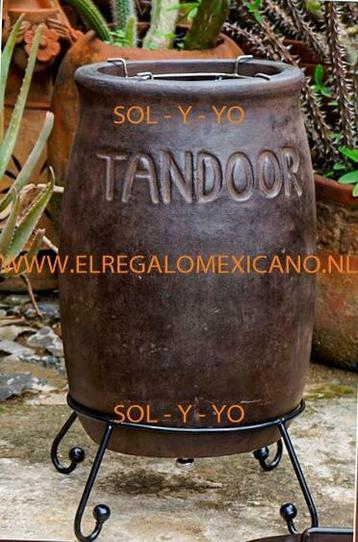 SOL-Y-YO tandoor Indiase klei tuinoven 87cm. hoog bruin beschikbaar voor biedingen